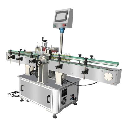China 30-80 stuks/min Automatische etiketteringsmachine voor eenzijdige ronde flessen Te koop