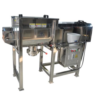 China 1800-2400 Bottles / Hour Cosmetic Powder Making Machine Trough Mixer ISO for sale