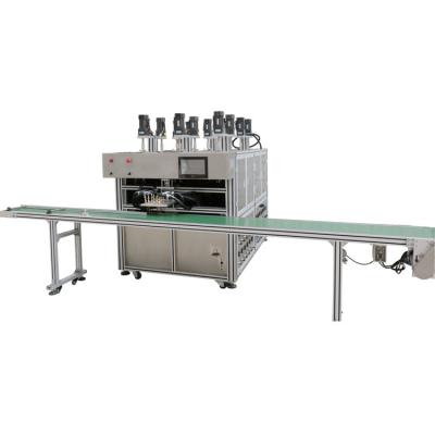 China Twelve Color Cosmetic Cream Filling Machine 380V 50Hz 16.8KW for sale