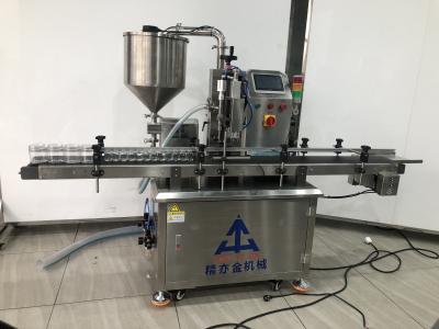 China Máquina de enchimento automática de servo de cabeça única engrenagem bomba 6000 garrafas por hora à venda