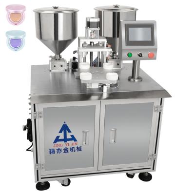 China BB Cream Air Cushion Filling Machine Double Color 1020 Pcs/h for sale