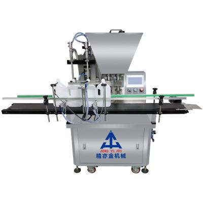 China Double Head Makeup Base Filling Machine ISO Automated Filling Machines for sale