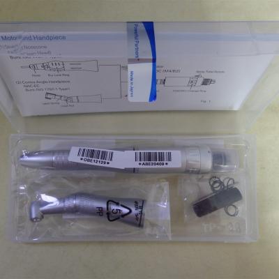 China Dental Midwest Push Button Air Motor Contra Angle Straight Low Speed Handpiece for sale