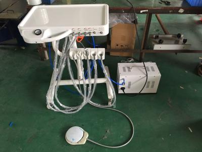 China Mobile Portable Dental Cart Unit Dentaire With Saliva Ejector for sale