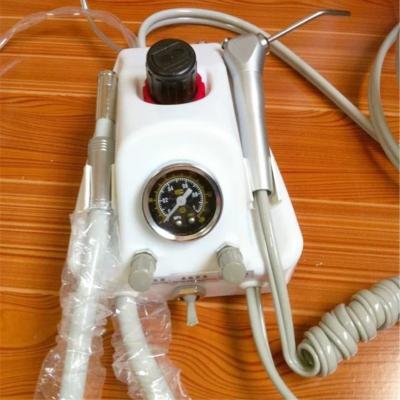 China Plastic Metal Dentaire Portable Dental Turbine Unit With Bottle for sale