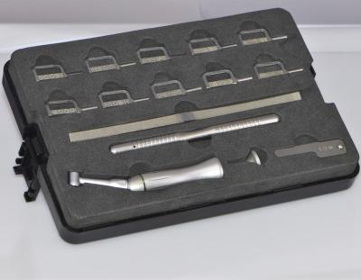 China Portable Dental Handpiece Contra Angle With 10pcs Automatic Strips Reciprocating IPR system for sale