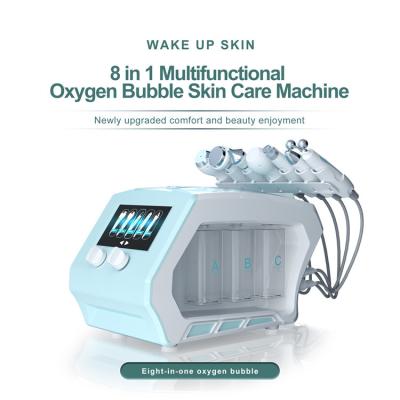 China Chorro de agua ultrasónico del oxígeno del RF de la máquina del dermabrasion del hydra 8 In1 en venta