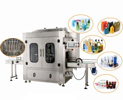 China Fully Automatic Bottling Line Equipment  No Missed Filling For Daily Chemicals for sale