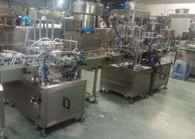 China Linha industrial máquina do engarrafamento de engarrafamento do licor do produto comestível à venda