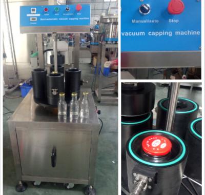 China Energy Saving Glass Bottle Cap Sealing Machine Convenient Adjustment for sale