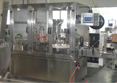 China Industrial Automatic Liquid Bottle Filling Machine / Liquid Filling Line for sale