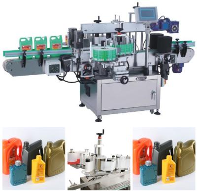 China Stable Double Side Sticker Labeling Machine Vertical Labeling Method for sale
