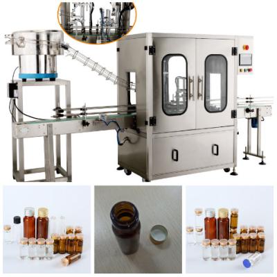 China Fast Speed Linear Capping Machine Locking Cap Machine Simple Operation for sale
