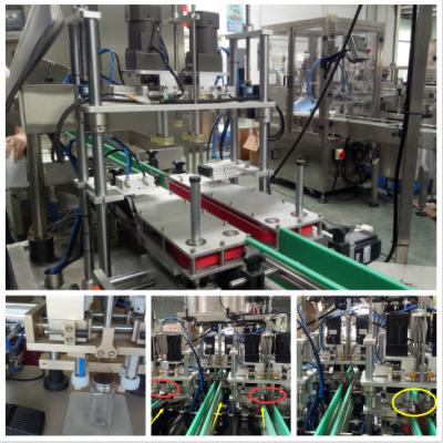 China Four Wheel Pinch Linear Capping Machine Electrically Controlled Movement for sale