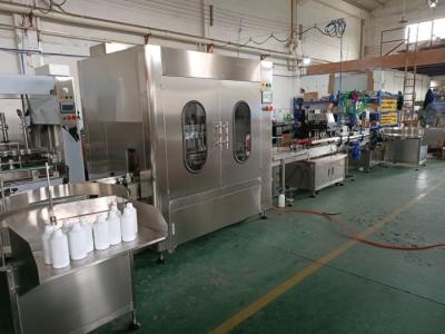 China Flessenvullen het Afdekken de Lijn van de Etiketterings Verpakkende Machine voor Handdesinfecterend middel, Wasmiddel, Douchegel, Massageolie Te koop