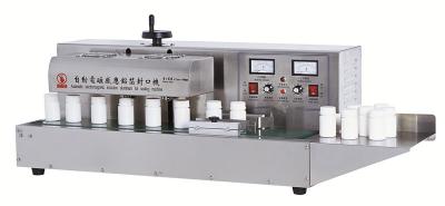 China 1300W 200 Bottles/Min Desktop Aluminum Foil Sealing Machine for sale