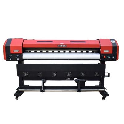 China ZT best price 1.6m printer printer xp600/TX800 printhead canvas/vinyl sticker/poster ecosolvent printing machine for sale for sale