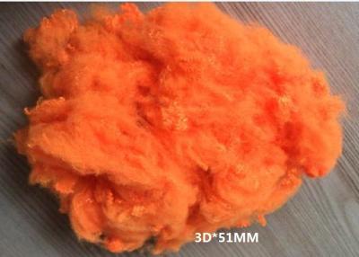 China SGS Dope Dyed Polyester Synthetic Fibre 20D 65mm for sale