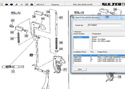 China PU,P7100,P7150 Sulzer Loom Parts Weft End Gripper Foot Rfkl - Selvedge Saver for sale