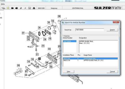 China UPPER GUIDE RAIL Weaving Loom Spare Parts Loom Replacement Parts Picking Lock Unit for sale