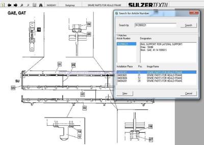 China D16MM Heald Frame Shed Formation Parts Textile Machinery Spare Parts 912-908-221 for sale
