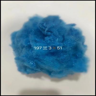 China 1.5dtex 65mm Regenerated Polyester Staple Fiber For Nonwoven Fabrics for sale