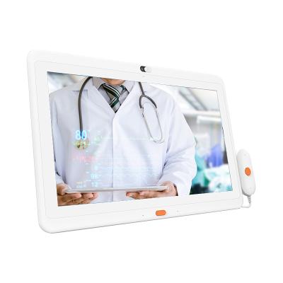 China Indoor Medical Equipment 15.6 Inch IPS Touch Screen Advertising Player With Push To Talk Button for sale