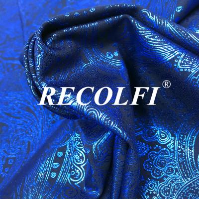 China El diseño floral modela la tela material de la ropa de deportes, materiales amistosos de Recolfi Eco en venta