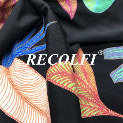 China Sublimation Printing Fabric , Unifi Recycled Polyester Customized Design for sale