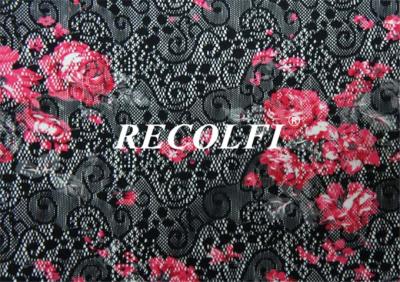 China Recycled Microfiber Floral Digital Printing Fabric For Sport Suit for sale