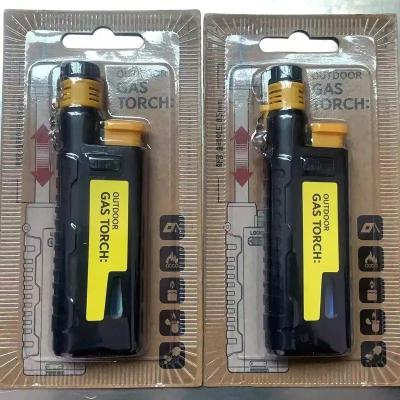 China Outdoor 70 Degree 5000 Times Using Korea Popular Anti-Explosion Torch Gas Lighter with Adjust Pipe for sale