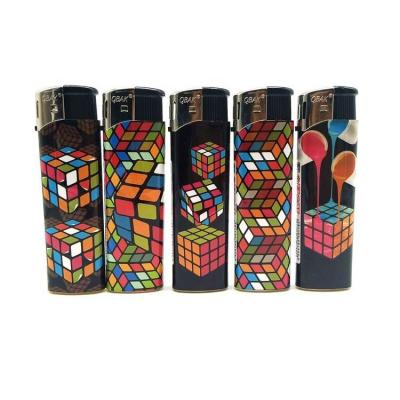 China DY-007 Refillable European Electric Lighter Plastic Model NO. Cigarette Lighter for sale