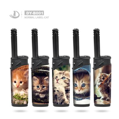 China Upgrade Your BBQ Experience with Cute Cat Label Electric Fire Lighter Gun 5 Colors for sale