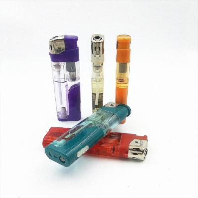 China Dy-5810 LED Lamp Cigarette Plastic Gas Electric Lighter with Advanced Technology for sale
