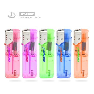 China Colorful Plastic Windproof Cigarette Lighter Plastic With ISO9994 for sale