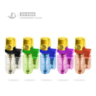 China Plastic Unique Gas Cigarette Lighter With Five Color DY-F009 for sale