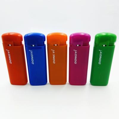 China Customizable Windproof Refillable Cigarette Gas Lighter for Your Requirements Dy-F008 for sale
