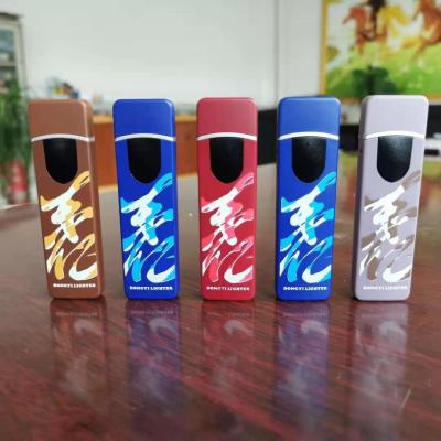 China Custom Logo USB Rechargeable Plasma Lighter Electronic Refillable for sale
