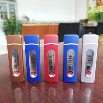 China Refillable USB Charging Windproof Electronic Fingerprint Arc Lighter DY-USB01 for sale
