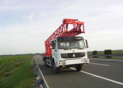 China Top Head Drive Trailer Mounted 850m Water Well Drilling Rig for sale