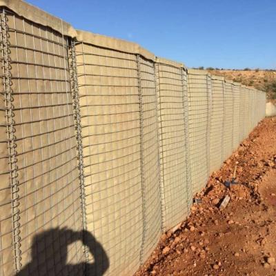 China welded mesh flood control barriers galvanized welded wire mesh defensive bastion barriers for sale