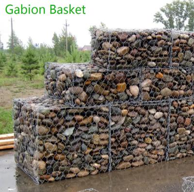 Chine Anticorrosion Wire Mesh Retaining Wall Gabion Wall For Flood Protection 2 X 1 X 0.5M à vendre