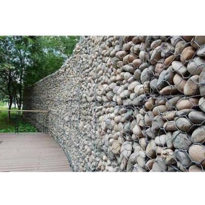 Chine Low Carbon Iron Steel Wire Customizable Metal Gabion Cages Corrosion Resistance à vendre