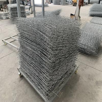 China 2.0mm-4.0mm Wire Fence Gabion Basket Iron Gabion Rock Cage Anticorrosion for sale