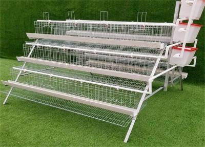 China Q235 Steel Wire Chicken Egg Laying Cages Space Saving Long Time Used for sale