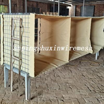 China 3x3 Inch Hole Size Collapsible 4mm Military Barrier For Flood Control for sale
