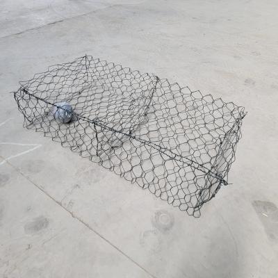 China Hexagonal Mesh Gabion Baskets For River Defense Easy Installation Wire Mesh Container zu verkaufen