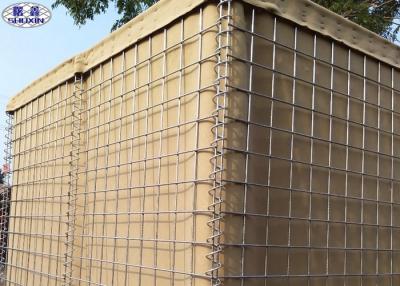 Chine certification défensive enduite de la CE de barrière de Galfan de mur rempli de sable de 5mm à vendre
