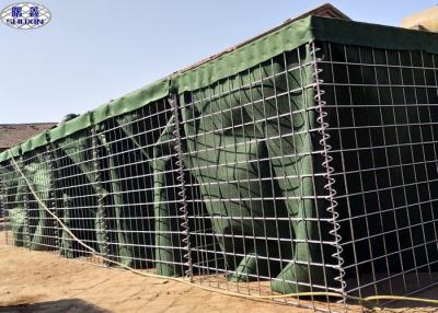 China Galvanized Military Sand Wall Collapsible Feature Customized Service for sale