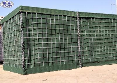 China Galvanized Mesh Gabion Military Barriers / Military Sand Wall Barriers for sale